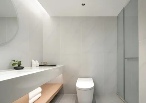 270° Forest-Themed Two-Bedroom Two-Bathroom Grand Family Suite With Super Large Round Bathtub And Leisure Couch