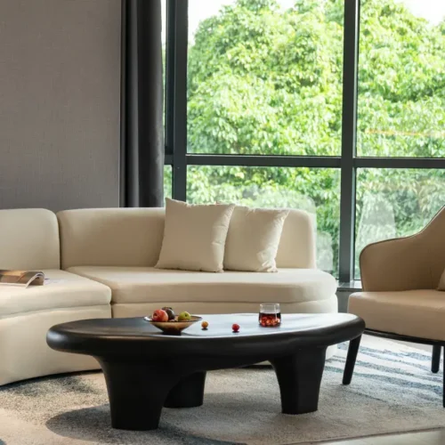 270° Forest-Themed Two-Bedroom Two-Bathroom Grand Family Suite With Super Large Round Bathtub And Leisure Couch